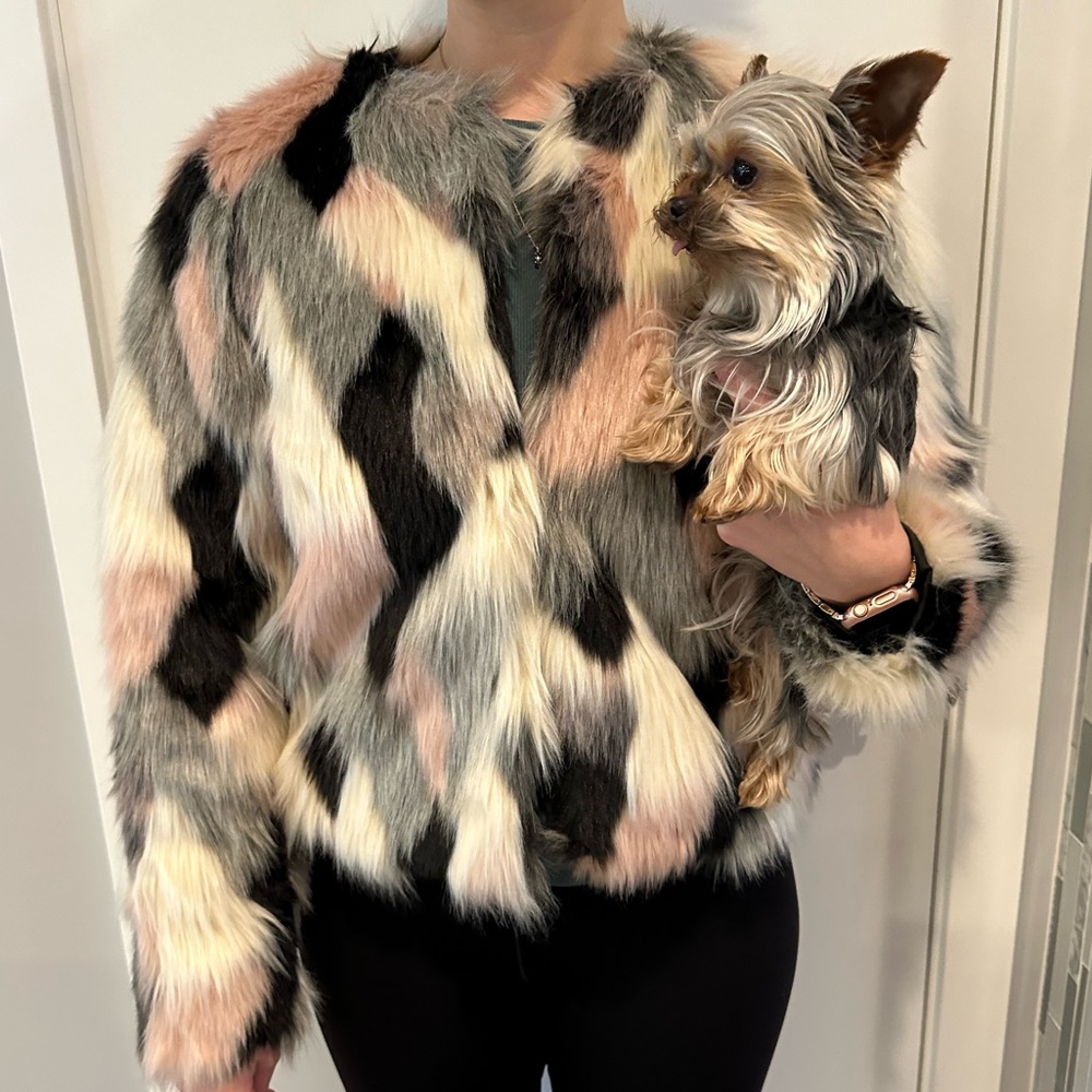 Faux Fur Jacket  | Sz M